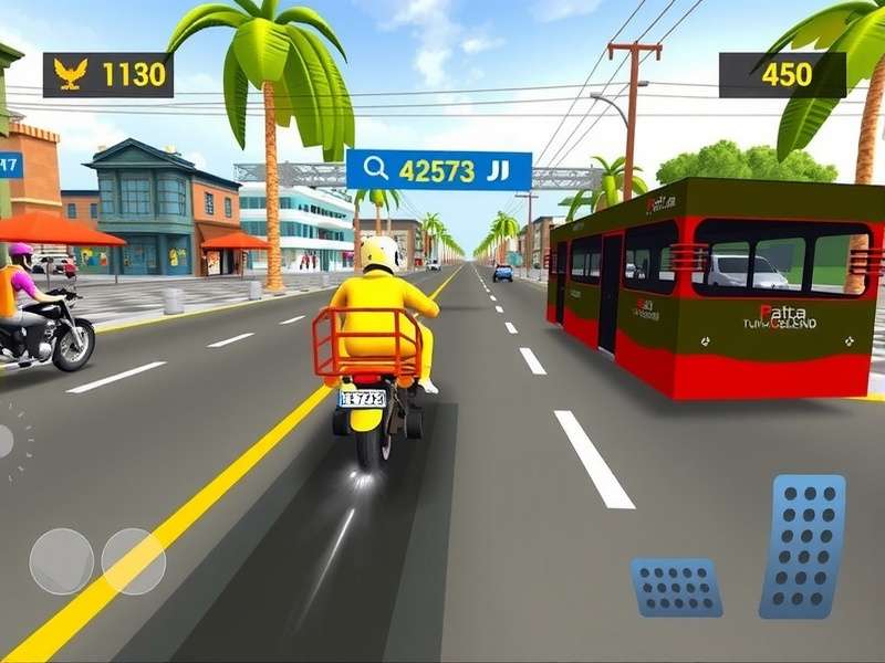 Patna Turbo Legend gameplay screenshot showing racing through Indian streets